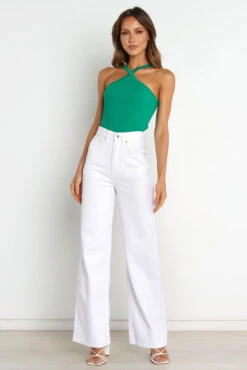 Giordano Style -Giordano Style petal and pup usa tops hollie top green 31772694479025