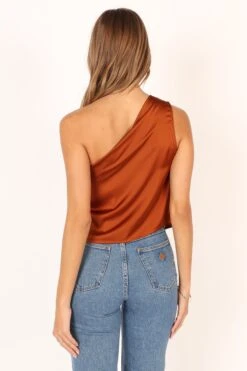 Ledger Top - Bronze -Giordano Style petal and pup usa tops ledger top bronze 33994879336625