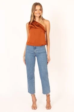 Ledger Top - Bronze -Giordano Style petal and pup usa tops ledger top bronze 33994879402161