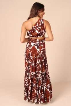 Lorelei Top - Chocolate Floral -Giordano Style petal and pup usa tops lorelei top chocolate floral 32246198436017