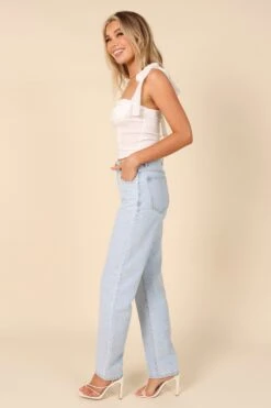 Maisie Top - White -Giordano Style petal and pup usa tops maisie top white 32221206806705