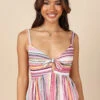 Matilda Peplum Top - Multi Stripe -Giordano Style petal and pup usa tops matilda peplum top multi stripe 32264713961649