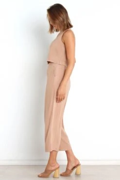 Nicola Top - Brown -Giordano Style petal and pup usa tops nicola top brown 31577615073457