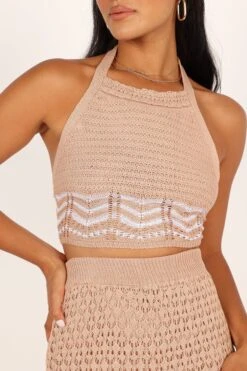 Nova Top - Beige 11 Nova Top - Beige -Giordano Style petal and pup usa tops nova top beige 33337892798641