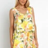 Oasis Top - Yellow -Giordano Style petal and pup usa tops oasis top yellow 32077202194609