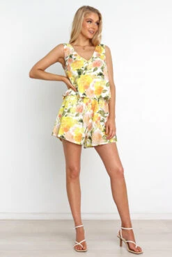 Oasis Top - Yellow -Giordano Style petal and pup usa tops oasis top yellow 32077202292913