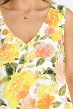 Oasis Top - Yellow -Giordano Style petal and pup usa tops oasis top yellow 32077202423985