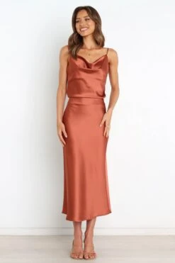 Persia Top - Rust -Giordano Style petal and pup usa tops persia top rust 30575952920753