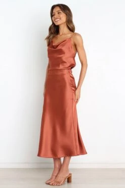 Persia Top - Rust -Giordano Style petal and pup usa tops persia top rust 30575952986289