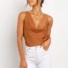 VINITA TOP - RUST -Giordano Style petal and pup usa tops vinita top rust 14284571279434